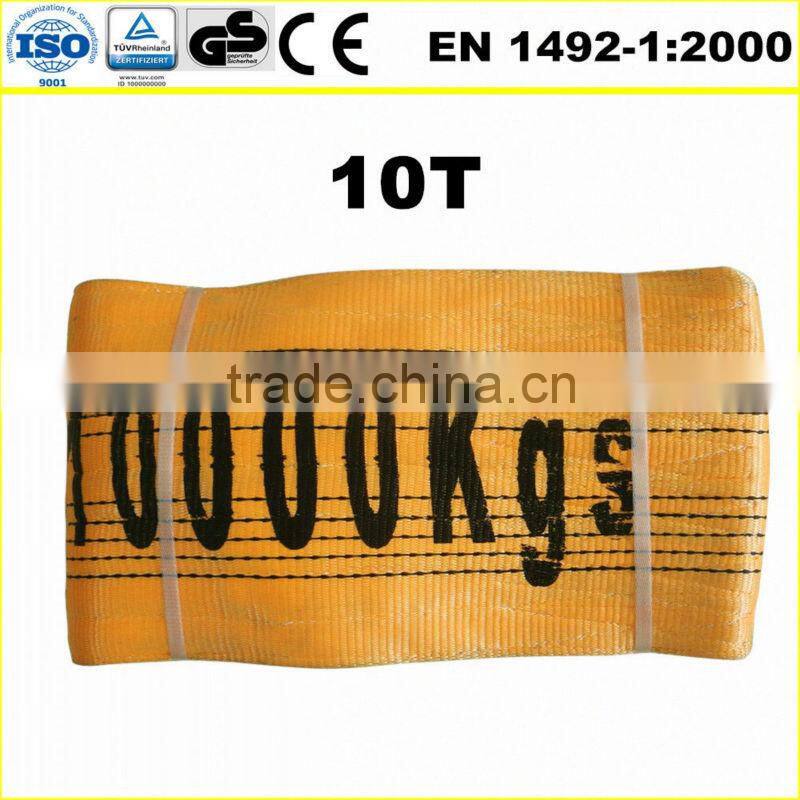 12T double layer polyester lifting sling