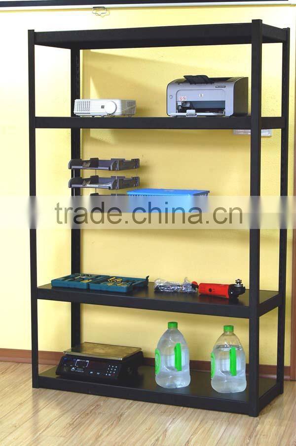 Warehouse bolt-free angle iron shelf and storage