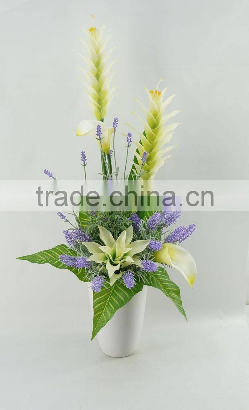 High quality indoor home decor artificial flower arrangements/artificial flowers China