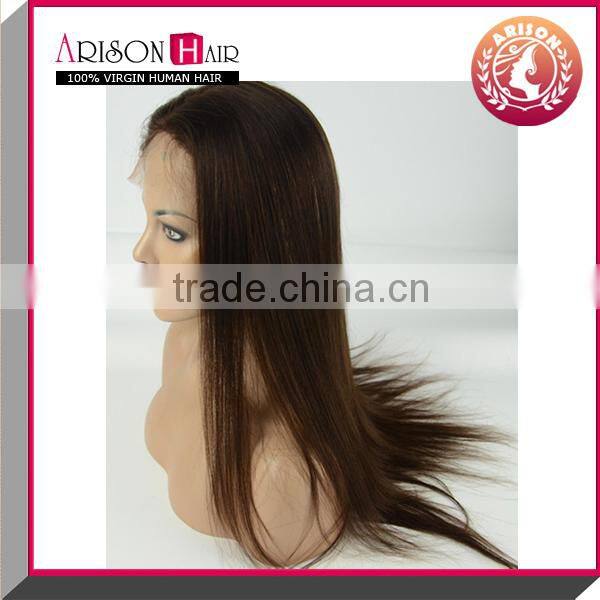 top 6A virgin hair lace front wigs