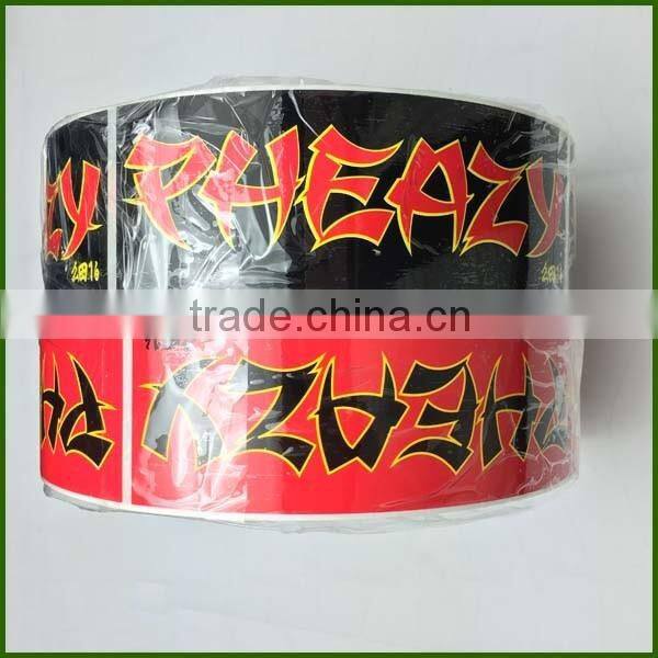 Manufacturer Hot Sell Eggshell Gloss Paper sticker labels with gloss lamination