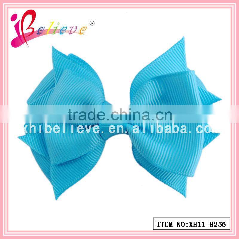 Wholesale gold design sample available boutique kids snap clips