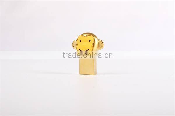 2016 promotion latest special design new aarrivel monkey shape 64gb usb flash drive