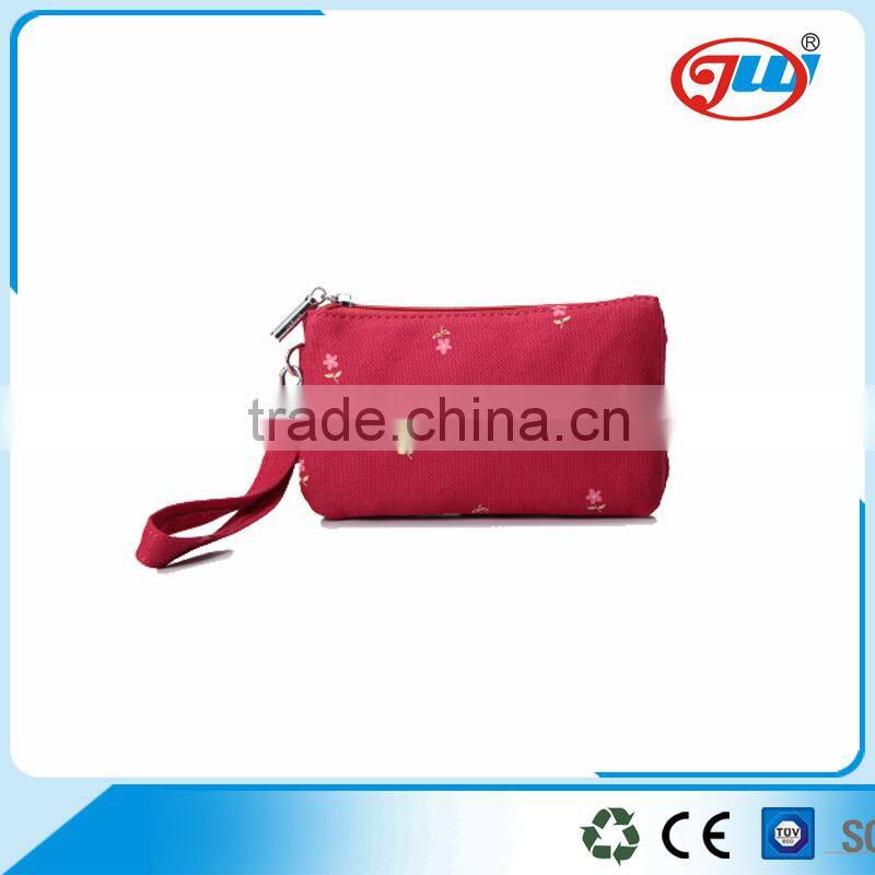 high quality canvas cosmetic bag
