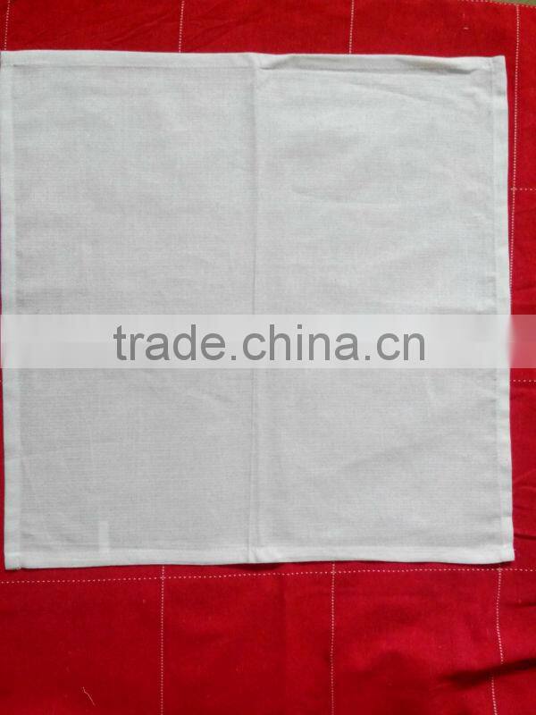 100% cotton square white cloth