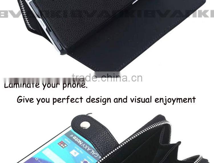 Fast Moving Items From China Smart Phone Wallet With Mobile Stand Leather For Samsung Galaxy Note 4 Phones,Mobile Phone Set New