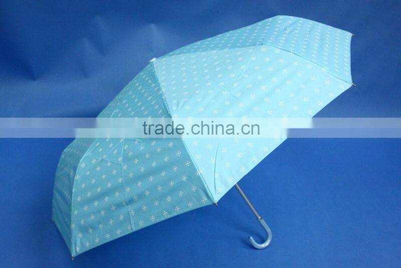 High Quality 3-section aluminium mini umbrella