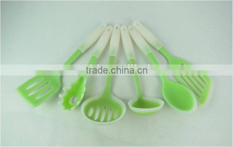 8 pcs best selling food grade FDA and LFGB colorful silicone utensils kitchen products set