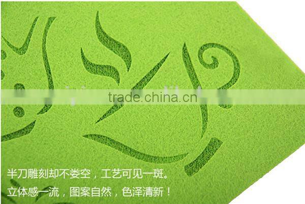 2014 new design promotion pretty felt place mat