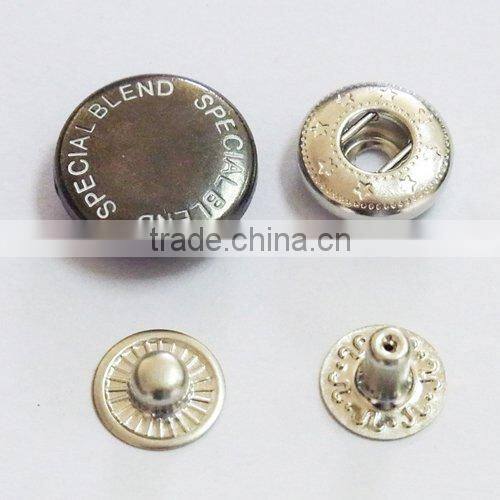 Spring snap fastener