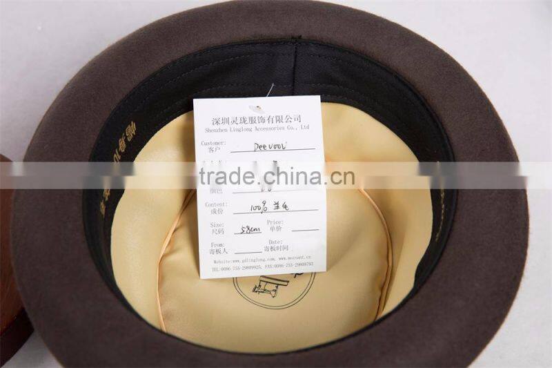 China Men Wool Felt Hats For Wedding