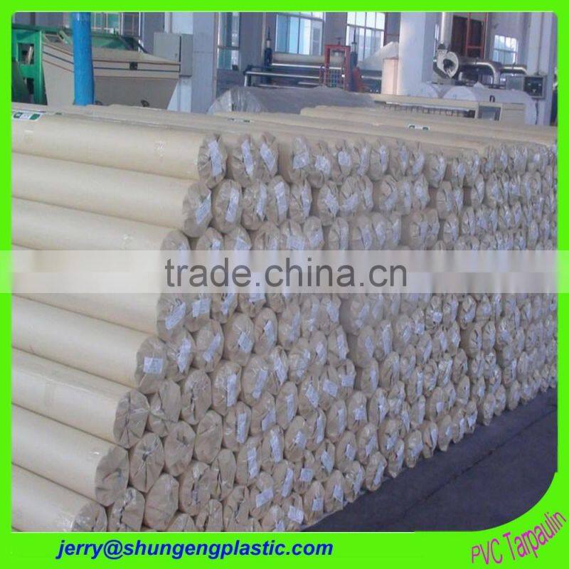 sound proof pvc coated fabric tarpaulin with welding edge and aluminium eyelet