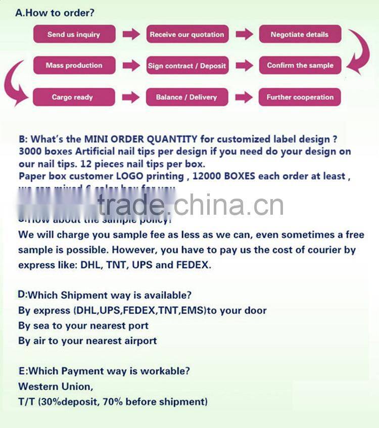 12 tips nail art stickers fish animal design Nail Accessories/ high quality products made in china