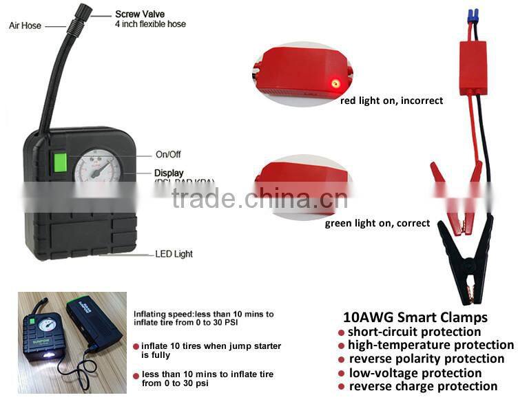 emergency car portable battery jump starter jump starter power station