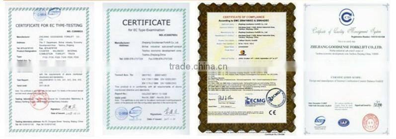 China supplier1 ton Battery Powered Stand- on 3000mm lifting height 3-way pallet stacker with CE