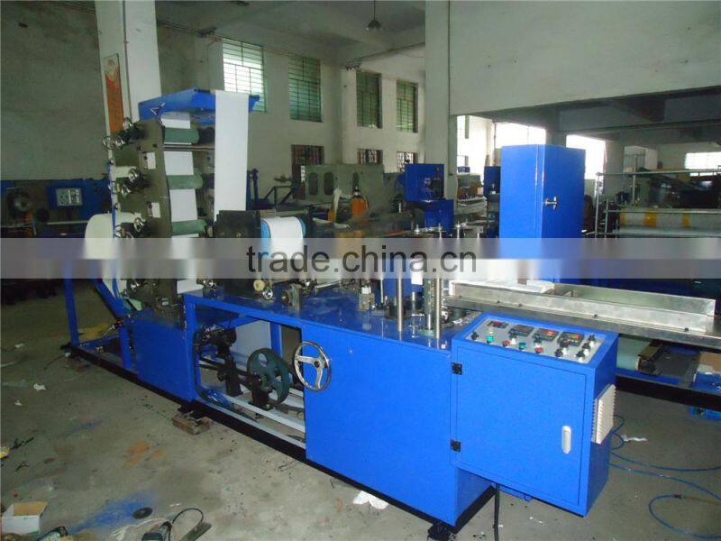 HX-170/400(300) Napkin Paper Tissue Making Machine(four color and tow embossing))