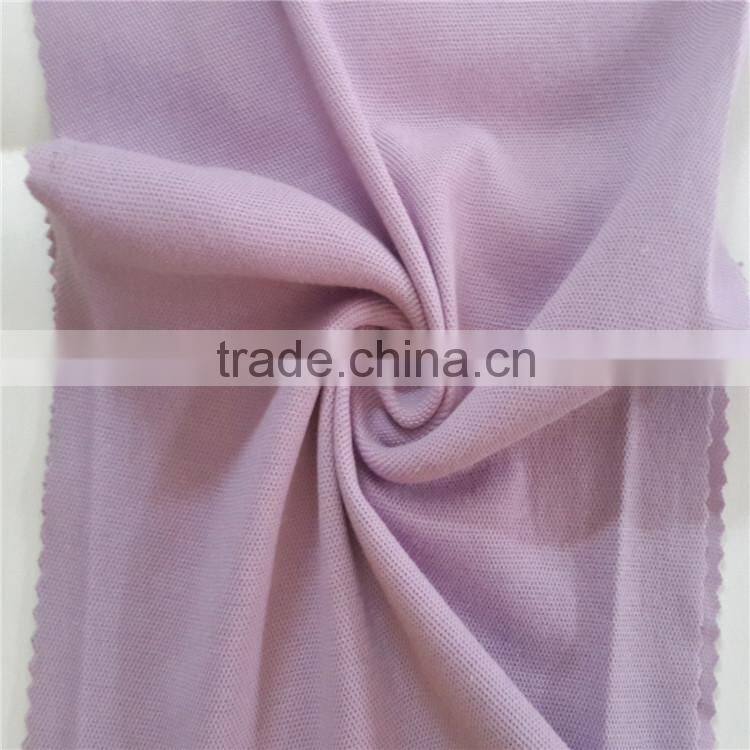 high quality coolmax polyester/cotton polo shirt fabric 220gsm