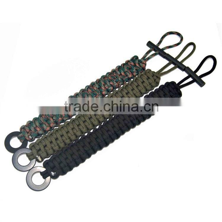 Survival Paracord Bracelet Flint Ferrocerium Rod