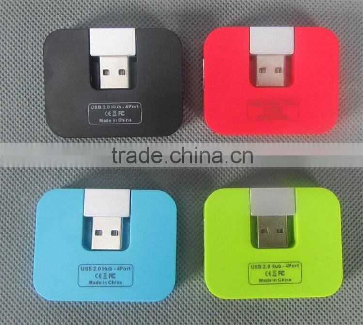 Computer square 4 port usb 2.0 hub