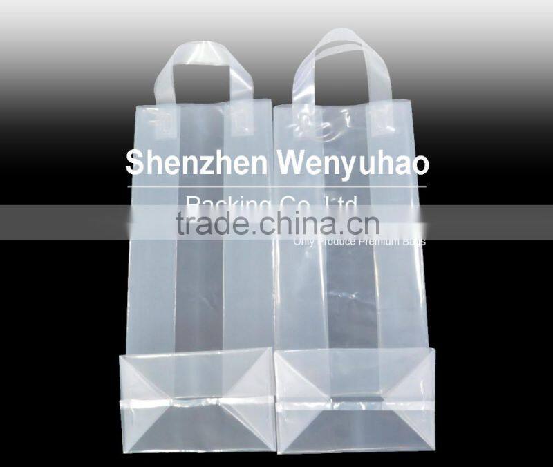 custom size clear plastic stand up pouch with side gusset accept custom printing