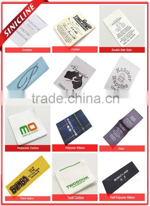 Sinicline Custom Printed Wash Label for Garments