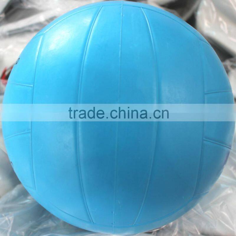 plain blue rubber standard size volleyball