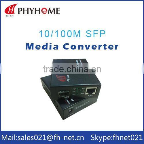 10/100M Media converter SFP Slot Media Converter optical media converter