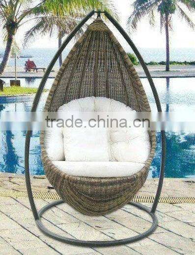 2013 colorful rattan wicker egg chairs /garden rattan wicker egg chair/garden wicker chair set