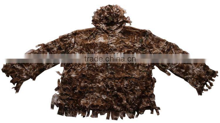 3-D Leaf Camo Camouflage Suit Hunting Clothing ghillie suit