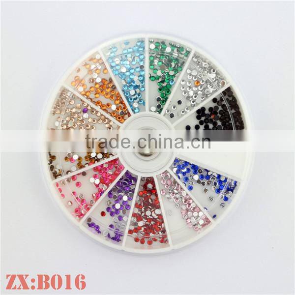 12 Color Wheels Art Supplies ,Nail Art Rhinestone Wheel