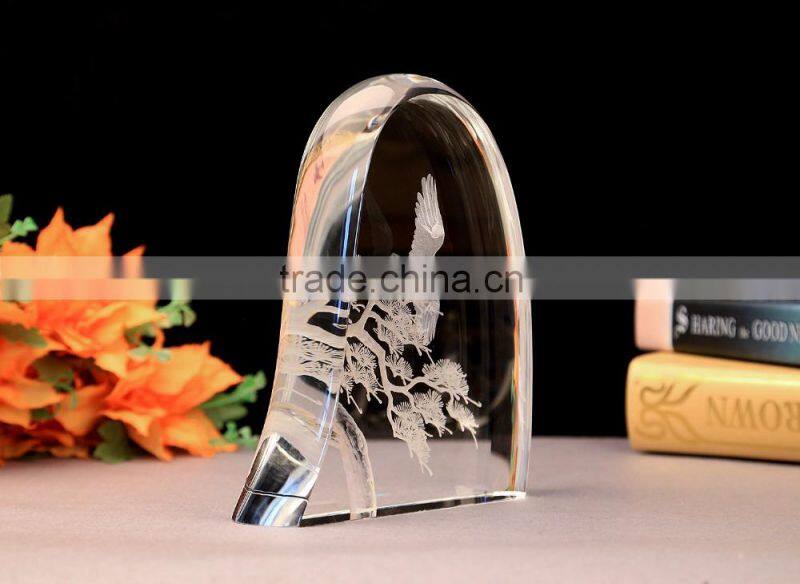 2015 hot sale clear crystal gift