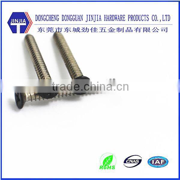 stainless colored plastic head self tapping decorative screws 8#*1-1/2