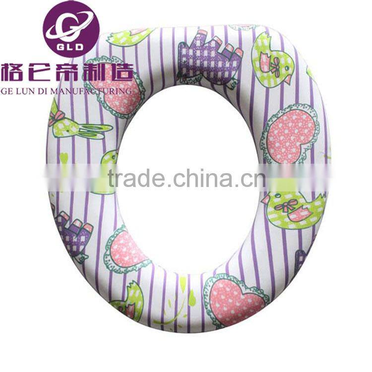 GLD Plastic Square Baby Toilet Seats Cover For Kids Blue wc toilet lid