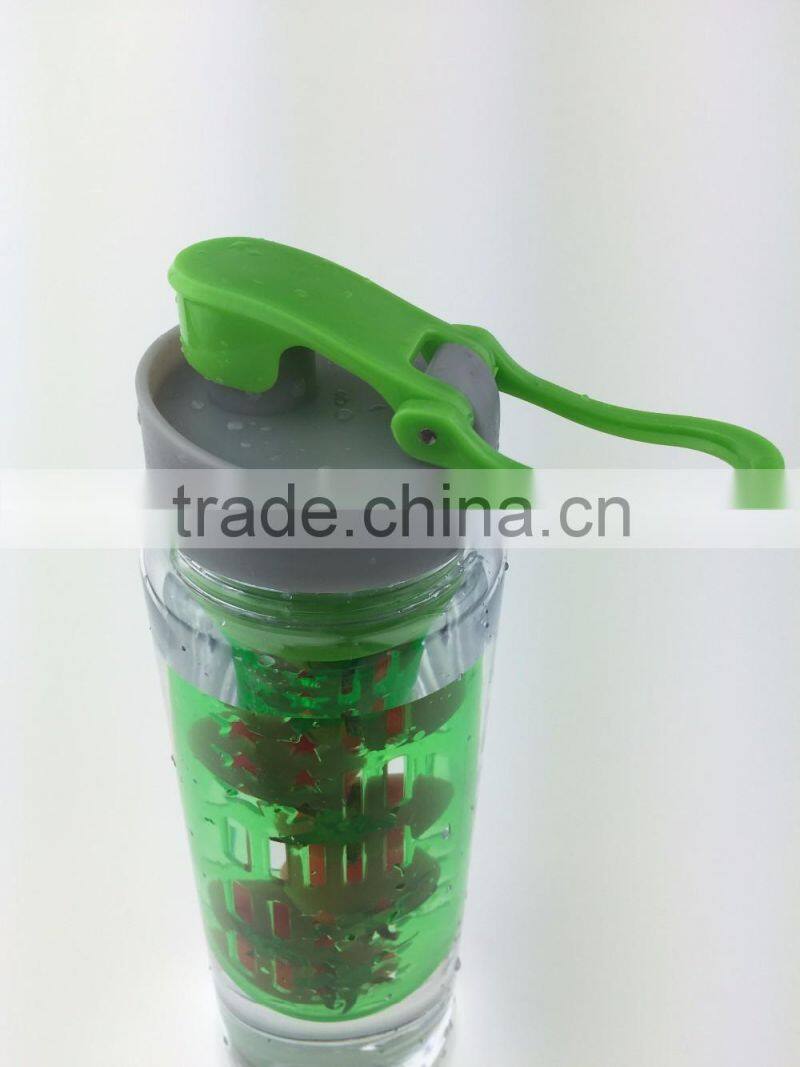 2016 new tritan water fruit infuser joyshaker bottle, water bottle fruit infuser, bottle infuser