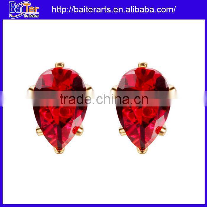 FIVE Colors--New AAA cluster zircon screw back stud pearl earrings for girls