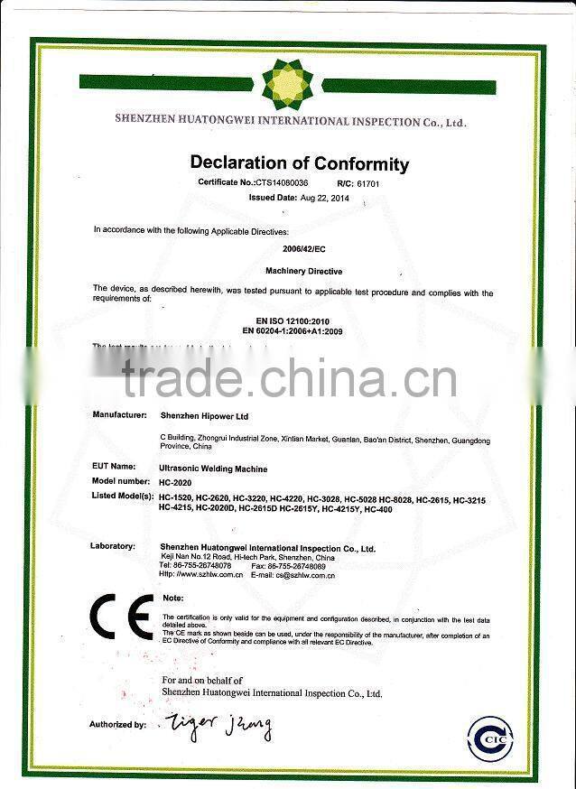 plastic New design hot plate welding machine with EC certification