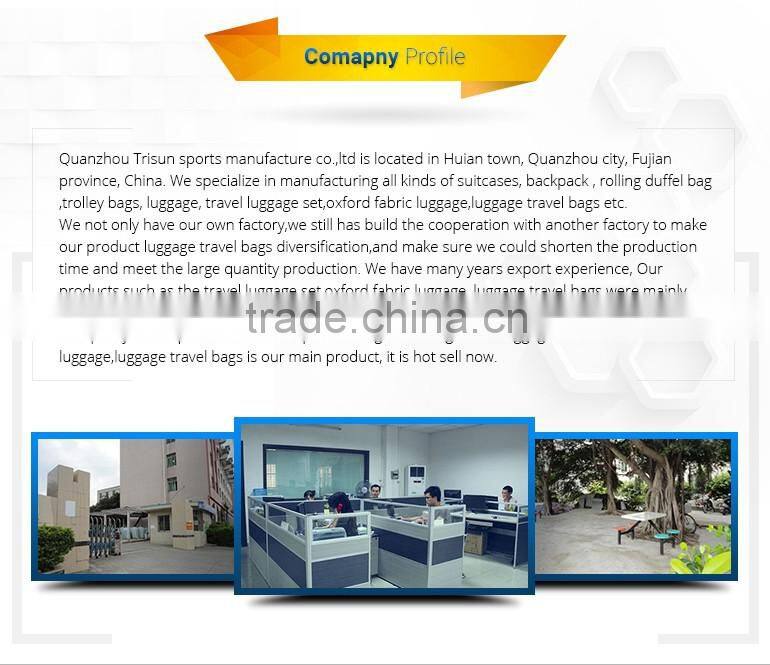 A grade carry-on trolley hanging travel bag with coated surface treatment