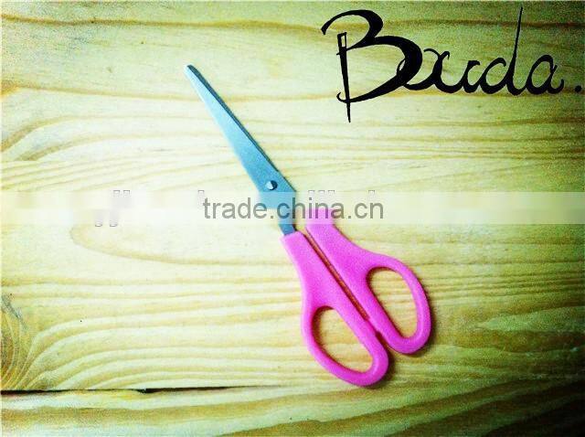 6" Best selling stainless steel student scissors with PP handle BD-S1658