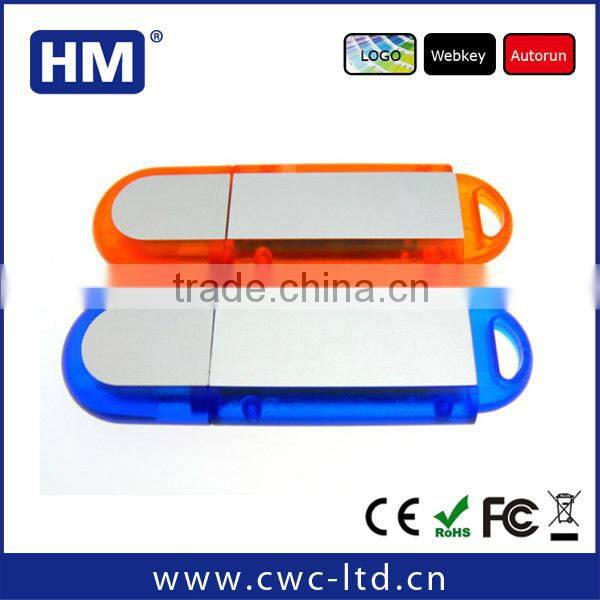 oem 2.0 usb flash drives for business promotion gift plastic case usb flash drive with full capacity