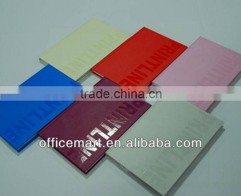 A6 hard cover notebook with UV