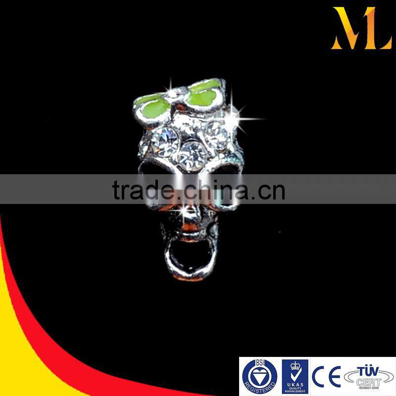 Small skull colorful rhinestones diamond accessories for nail art