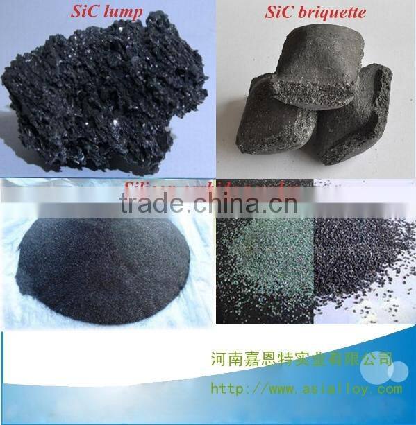 Black /green silicon carbide lump/granule/powder/briquette for casting