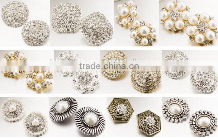 Metal Rhinestone Buttons,crystal button,glitter fashion buttons