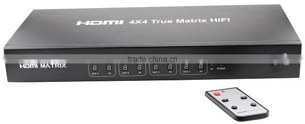 HDMI 4X4 True Matrix High definition Video (1080P)