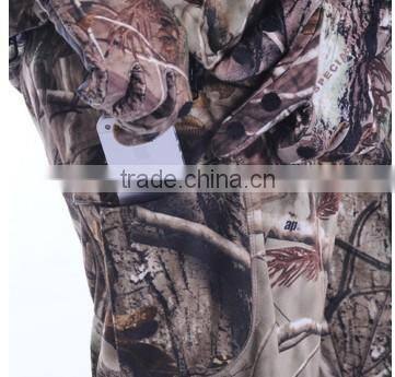 wholesale camo windproof taped hiking softshell jacket