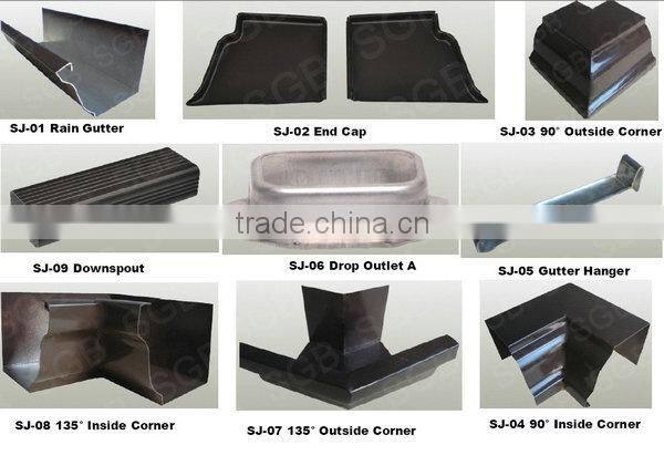 cheap aluminum gutter from manufacturer