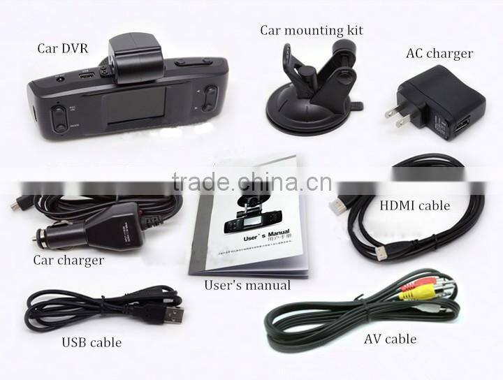 1.5 Inch 1080P Full HD 5.0M Pixel CMOS Sensor GPS Tracker Ambarella Car DVR Camera