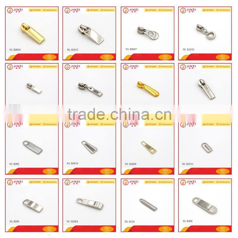 Cute design short shape nickel zipper puller with good quotation