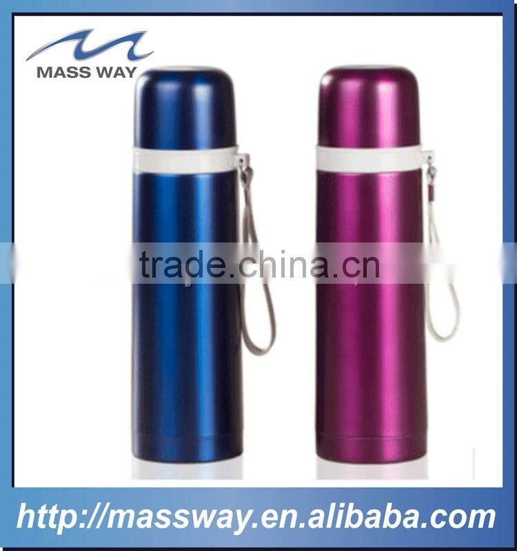 Custom food grade kids student aluminum vacuum cup