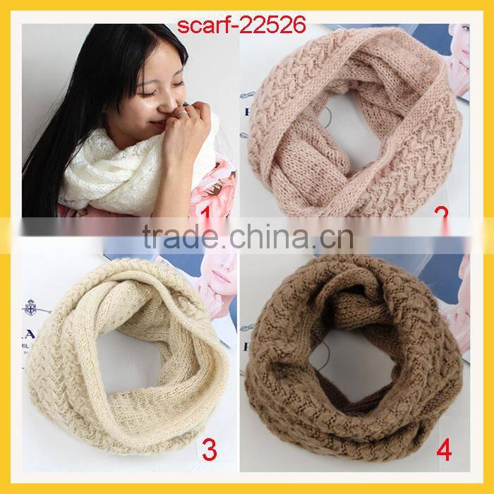 Winter Cable Knitted Scarf